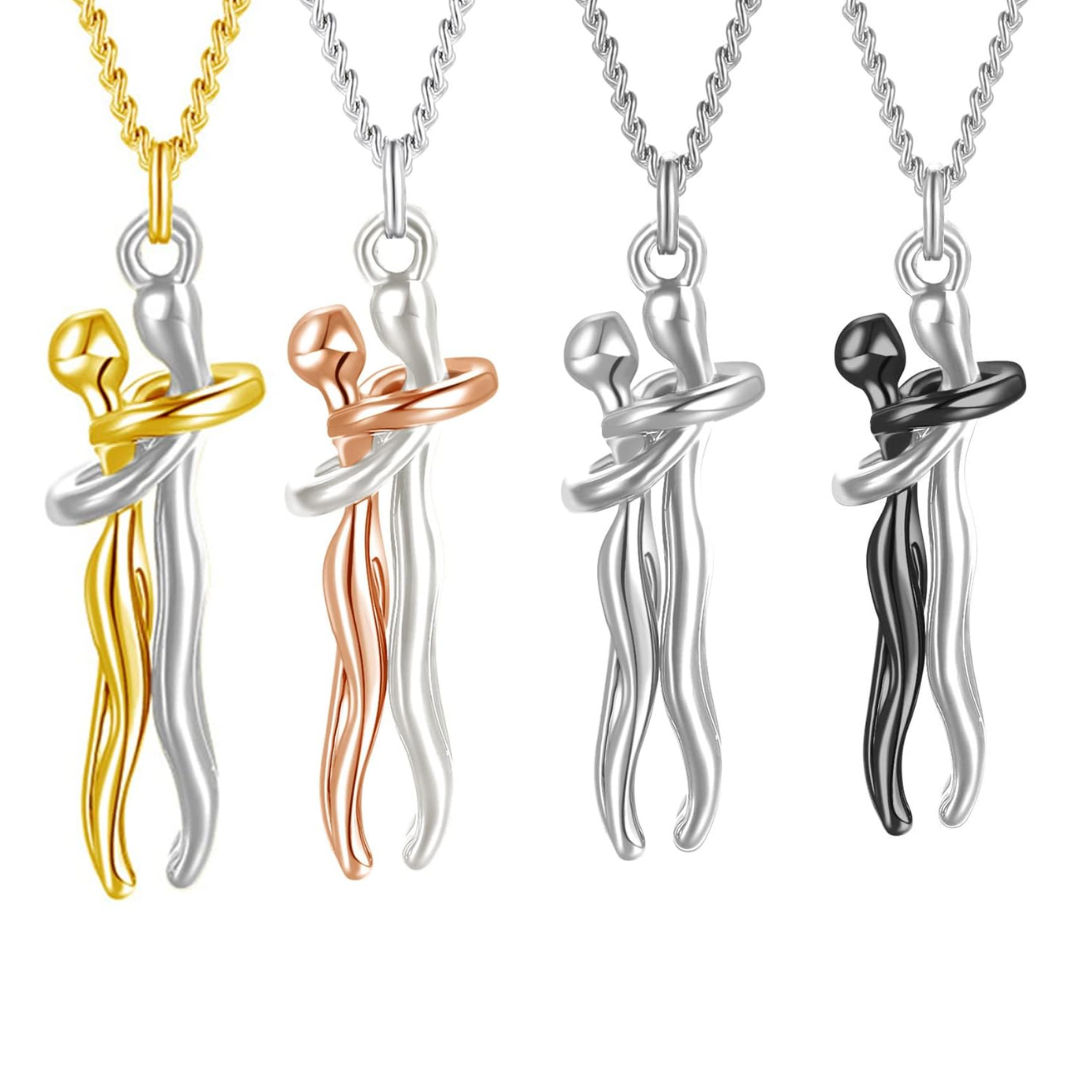 Collar Pareja Abrazo