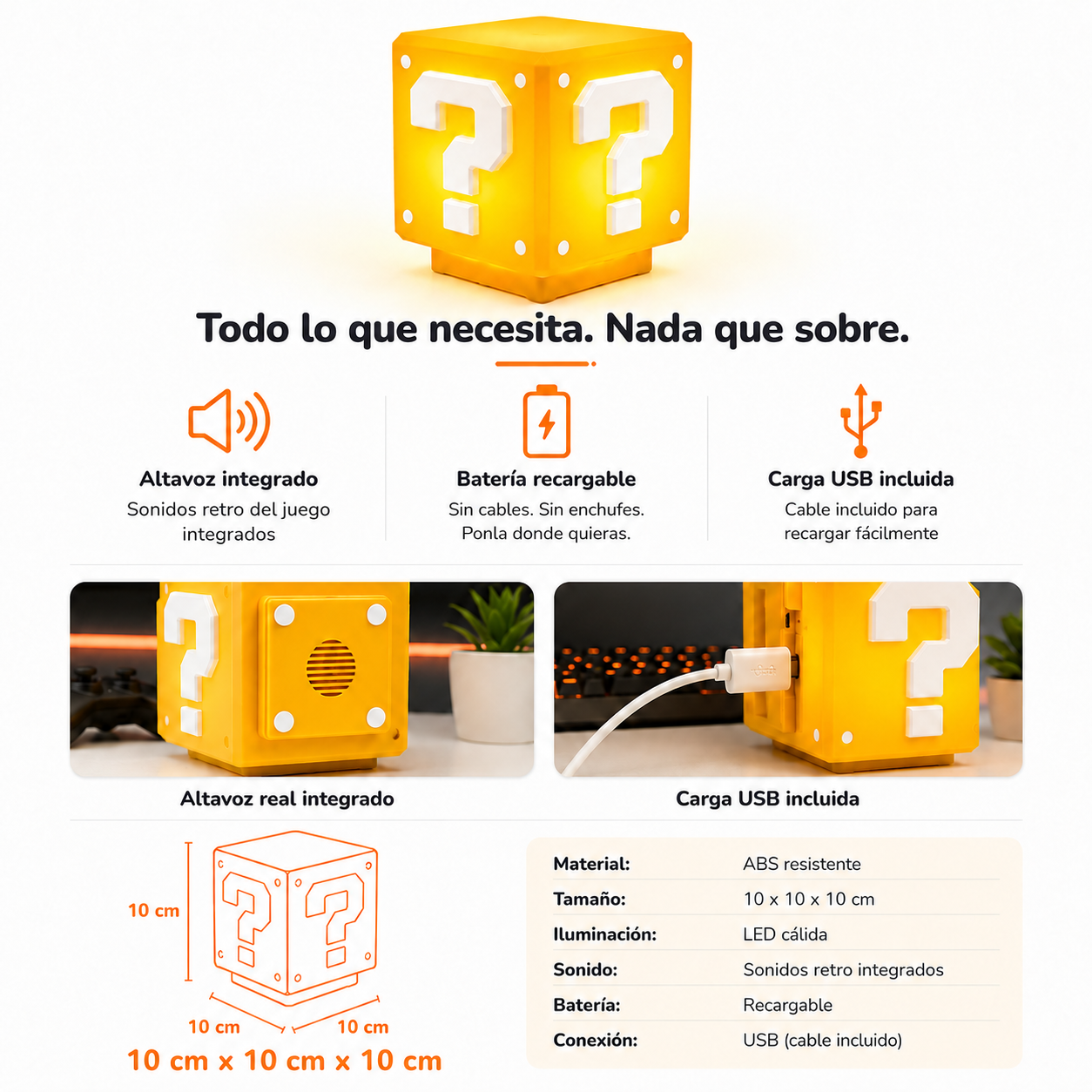 Lámpara LumiCub