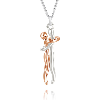 Collar Pareja Abrazo