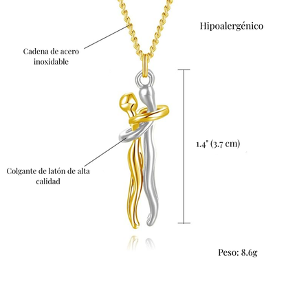 Collar Pareja Abrazo