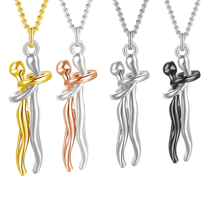 Collar Pareja Abrazo